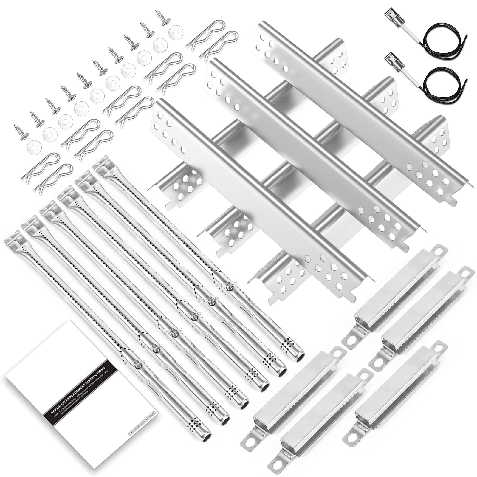 Uniflasy empaque del kit frente, repuestos listos para instalación