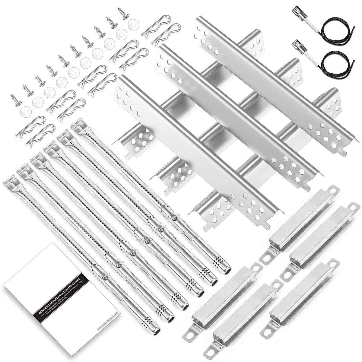 Uniflasy empaque del kit frente, repuestos listos para instalación