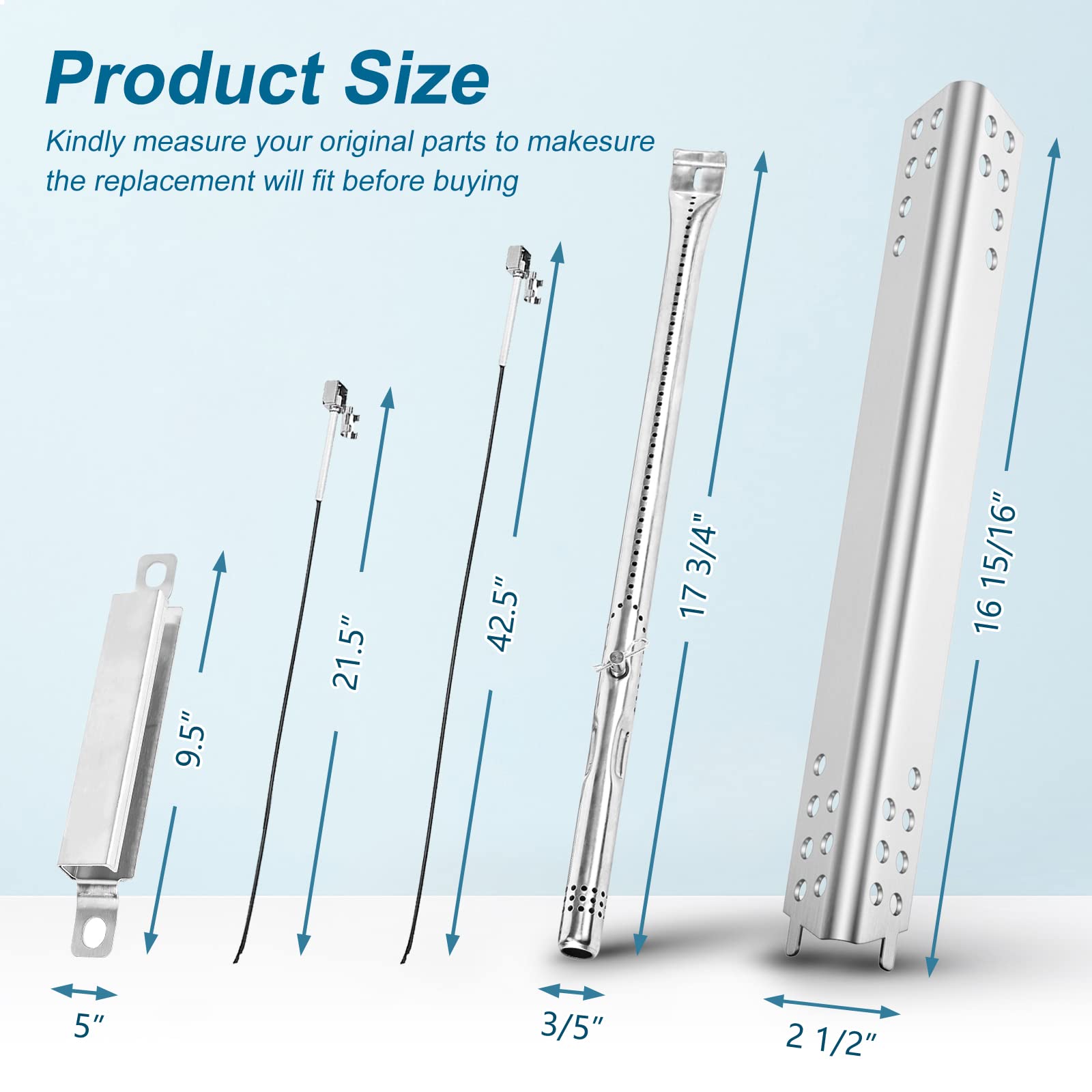 Uniflasy primer plano del quemador de acero inoxidable, mayor durabilidad