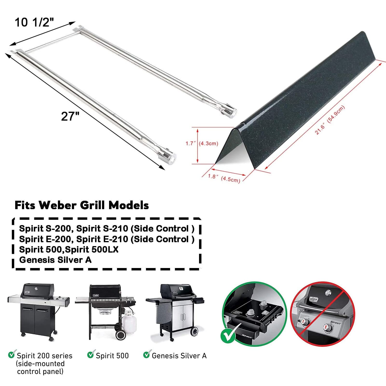 Uniflasy tubos de quemador de acero inoxidable mostrando durabilidad y resistencia
