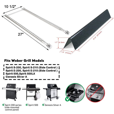 Uniflasy tubos de quemador de acero inoxidable mostrando durabilidad y resistencia