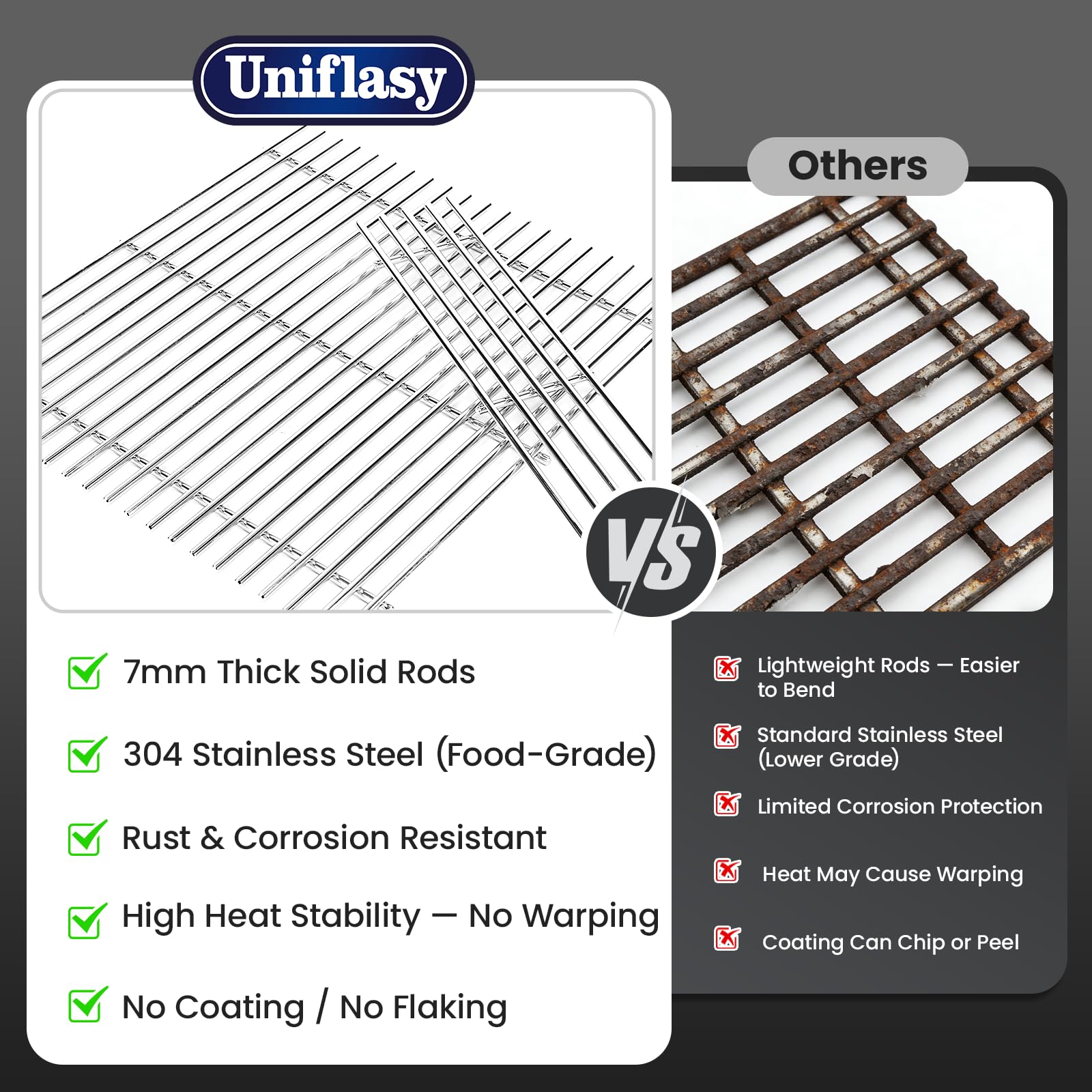 Uniflasy en patio trasero con comida asada demostrando rendimiento y estética exterior