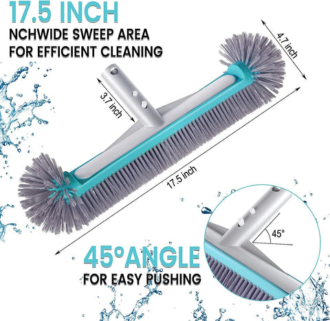 Unipool primer plano de cerdas de nylon duraderas y densas