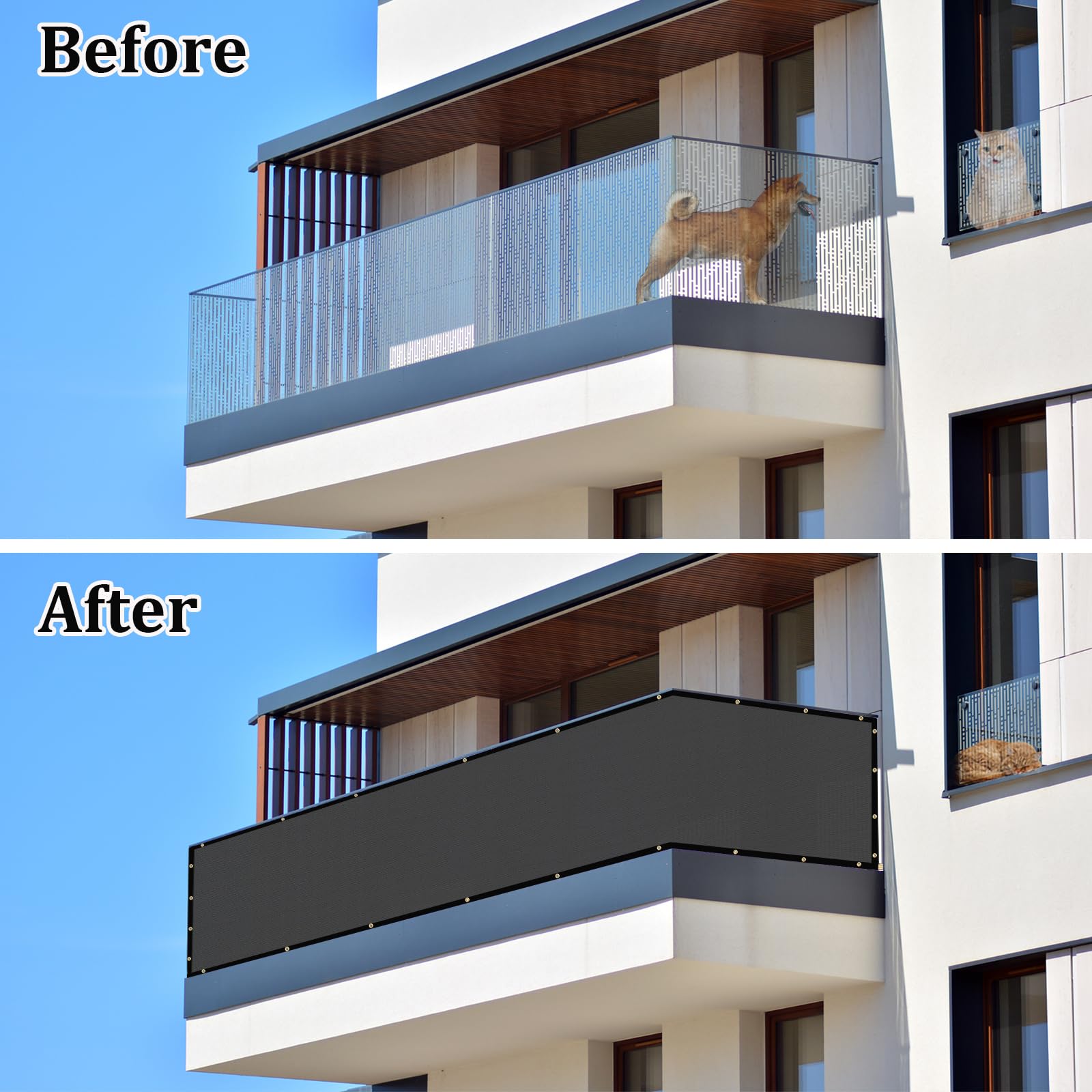 UPGRADE primer plano del tejido HDPE demostrando resistencia