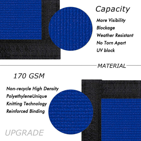 UPGRADE primer plano del tejido 170 GSM que muestra resistencia y opacidad
