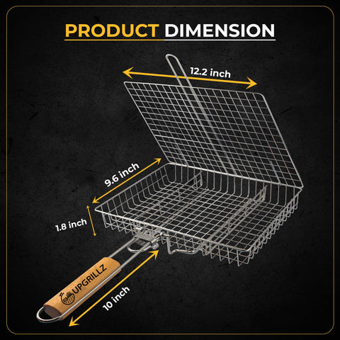 upgrillz mango plegable desmontable para transporte seguro