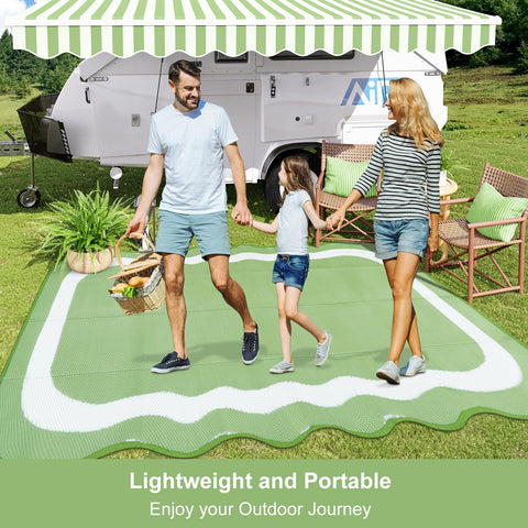 Uphome alfombra plegada fácil de transportar ideal para viajes RV