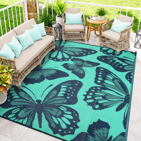 Uphome alfombra junto a muebles para apreciar tamaño 8x10 ft