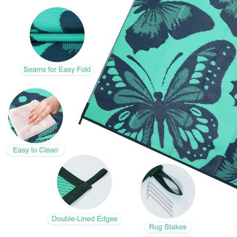 Uphome textura de paja plástica resistente que seca rápido