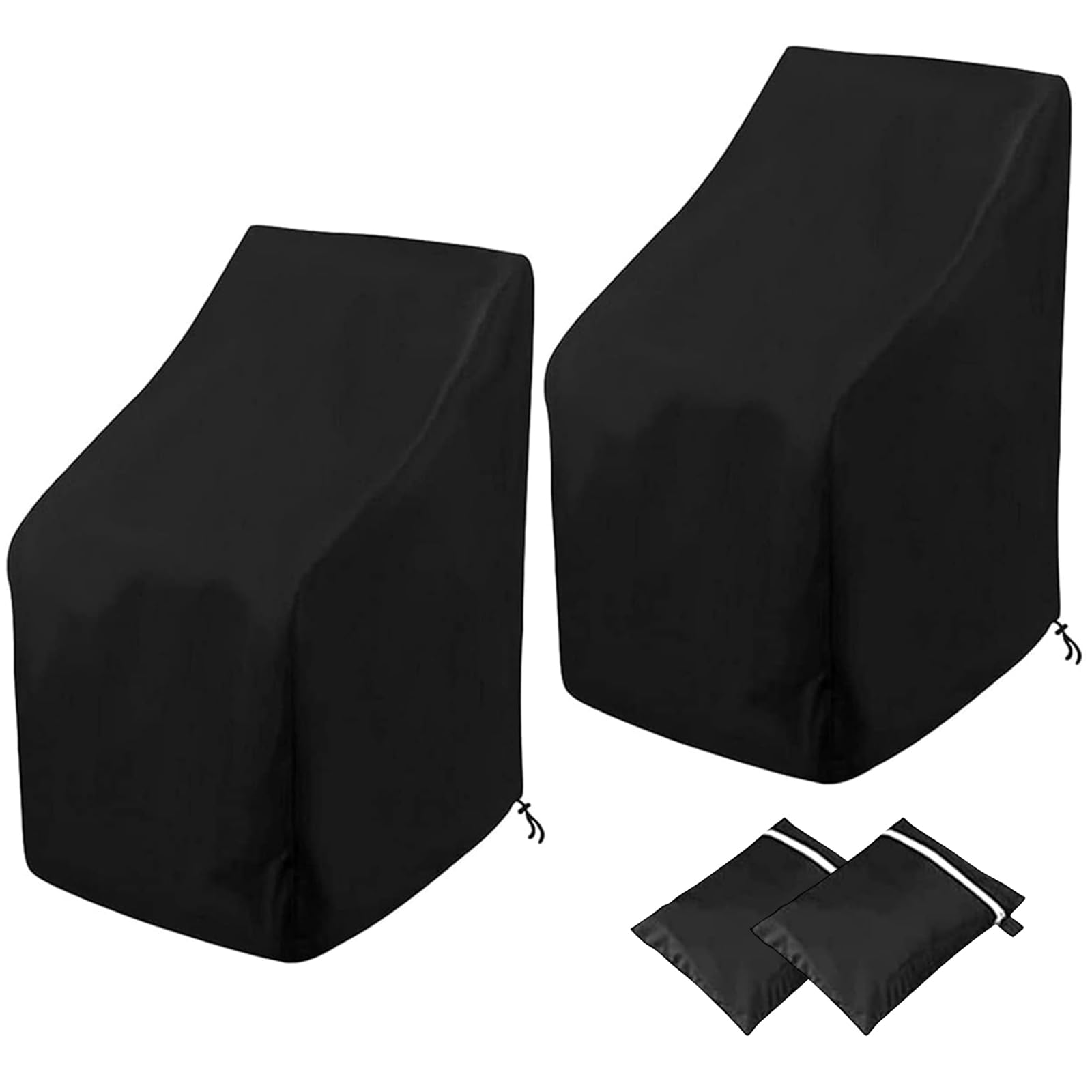 Uranshin vista frontal de funda para sillas apiladas protección climática