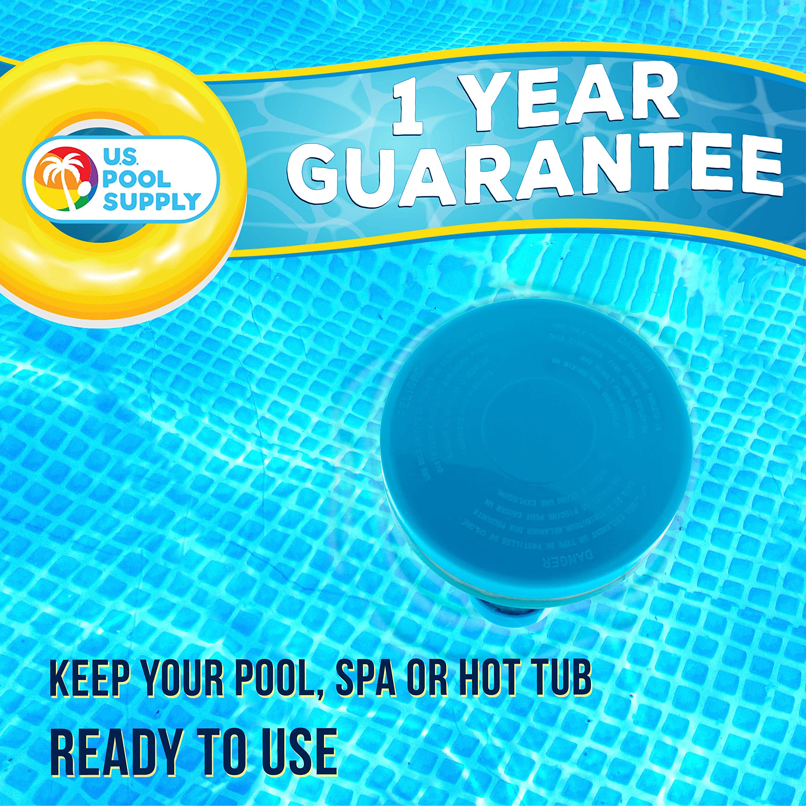 U.S. Pool Supply dispensador bajo cobertor solar compatible y ahorro de producto
