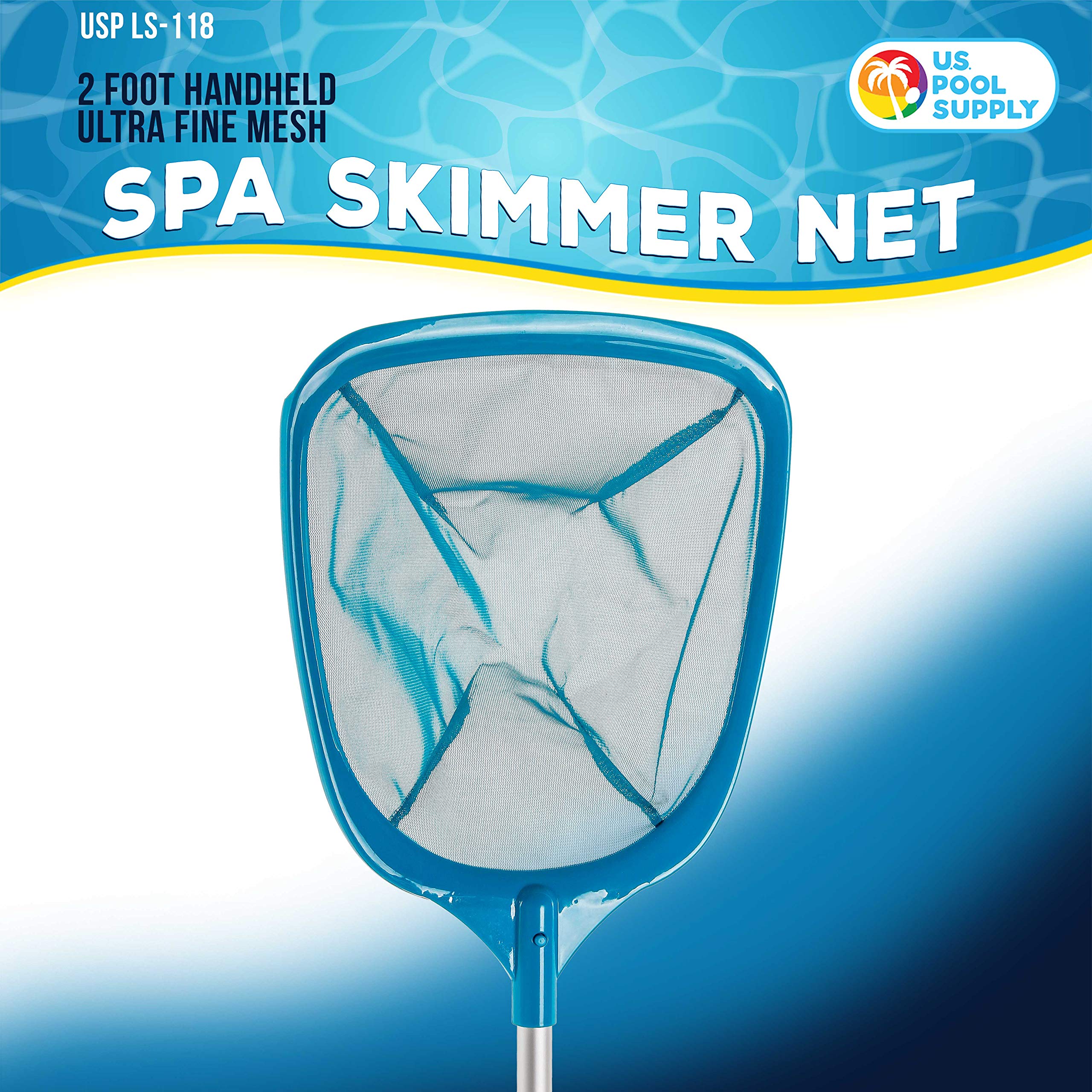 U.S. Pool Supply detalle de malla ultrafina que captura residuos finos eficientemente