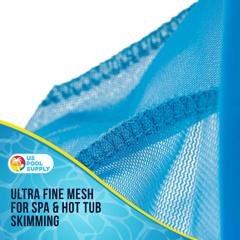 U.S. Pool Supply red en uso en spa recogiendo hojas para mantenimiento sencillo