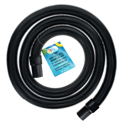 U.S. Pool Supply manguera 12 ft vista frontal con diámetro 1.5" para reemplazo