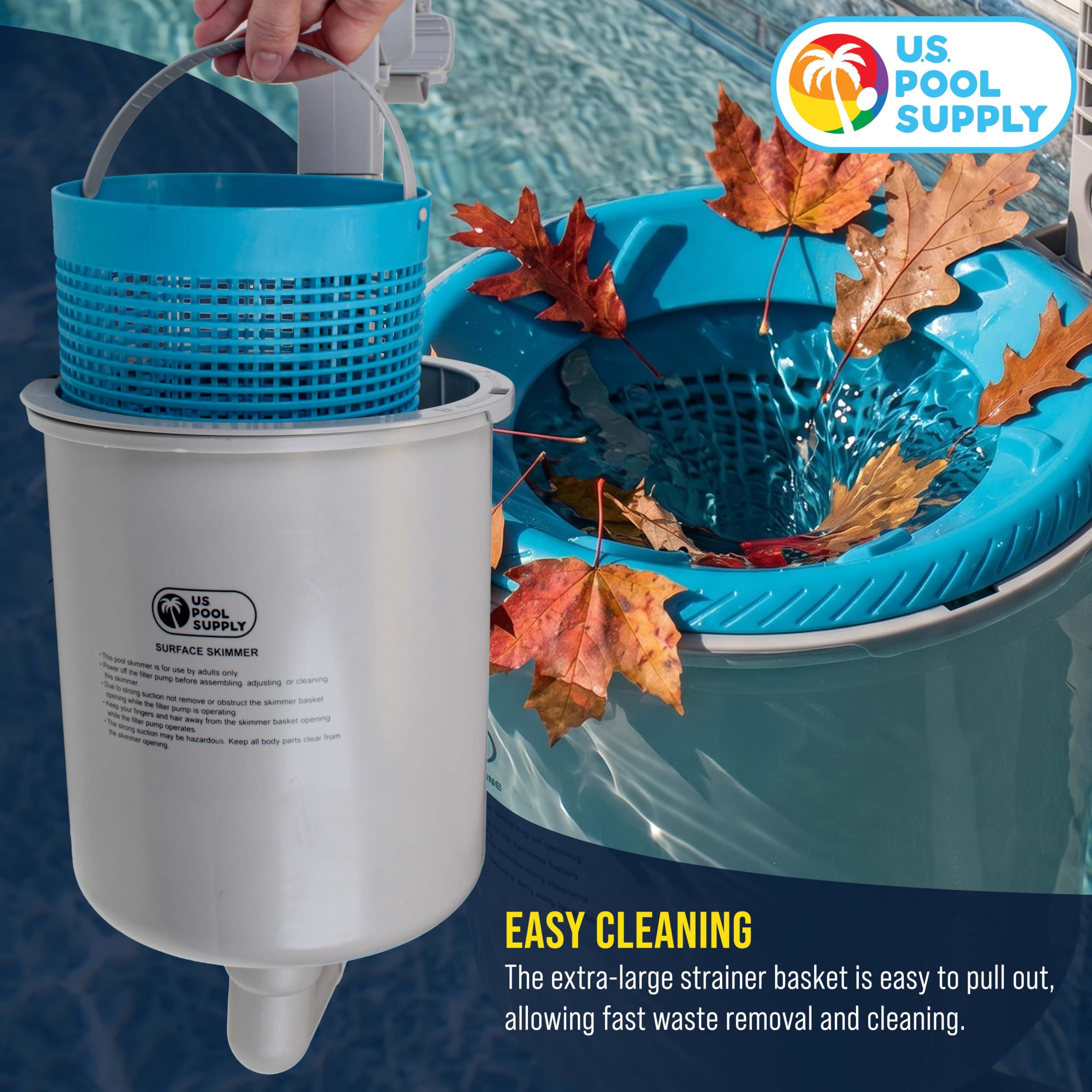 U.S. Pool Supply kit con adaptador, soportes ajustables y tornillería