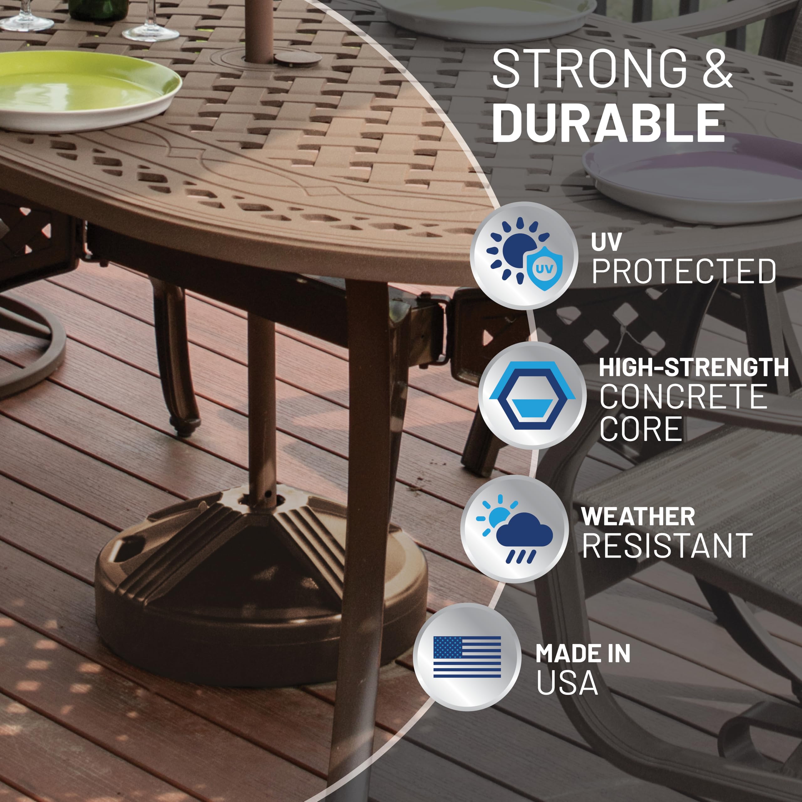 US Weight comparación de tamaño junto a una silla para apreciar escala y ajuste