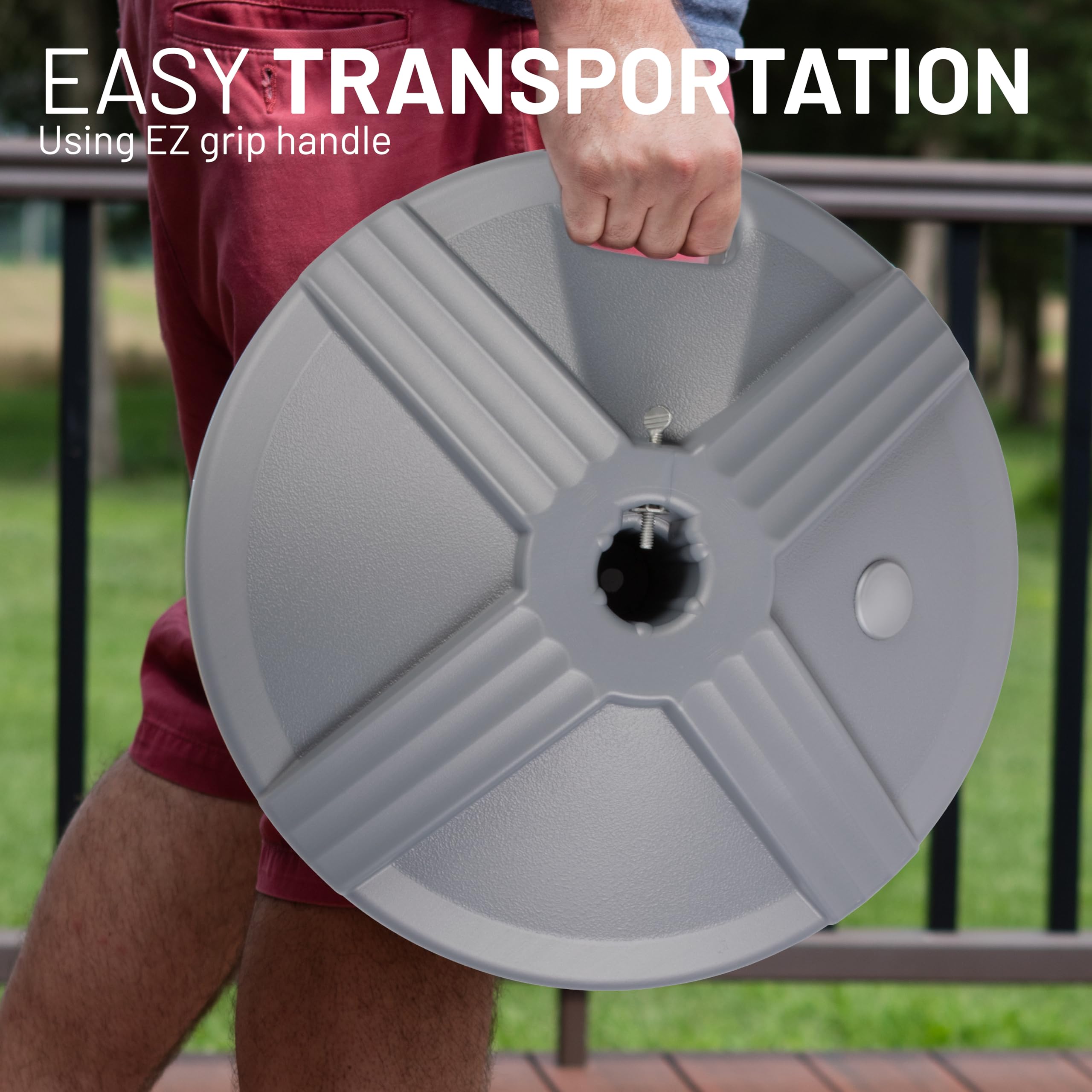 US Weight comparación de tamaño junto a una silla para referencia visual