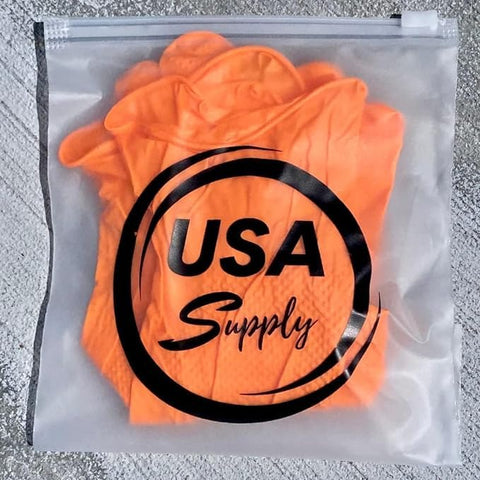USA Supply guantes ReSist primer plano textura, protegen manos al manipular insecticida