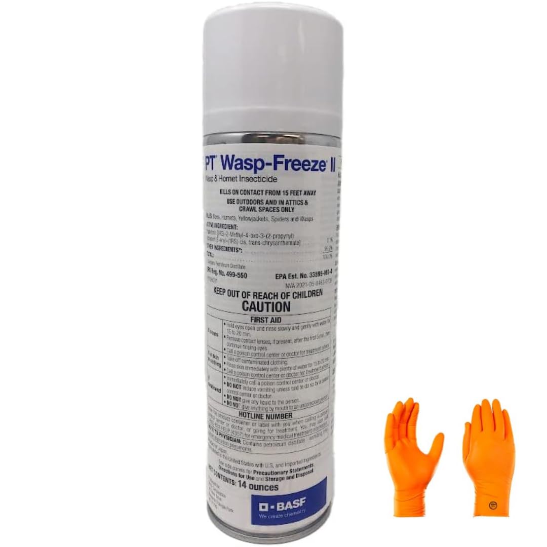 USA Supply envase PT Wasp‑Freeze II frontal mostrando etiqueta y beneficio de alcance