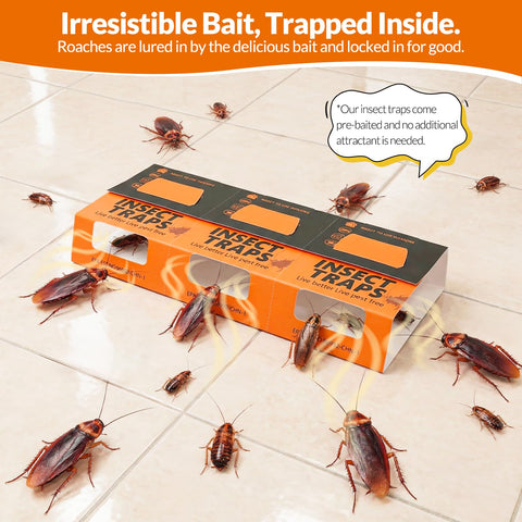 USKICH interior de trampa con atrayente integrado, atrae insectos eficazmente