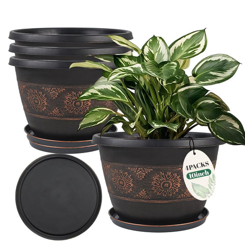Usocik maceta frontal cobre retro que embellece espacios
