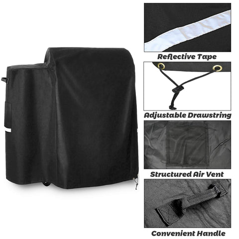 Utheer funda colocada sobre parrilla Pit Boss para protección exterior