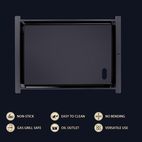 Utheer plancha instalada en Ninja FlexFlame PG300, convierte parrilla en plancha