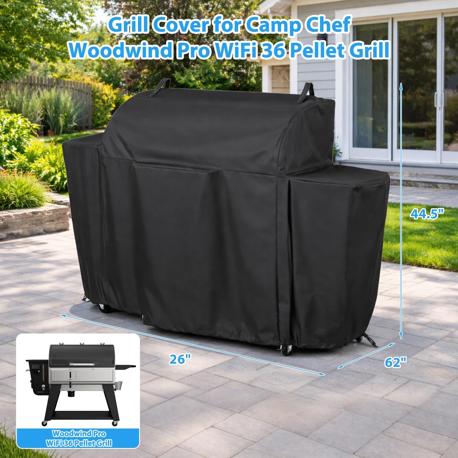 Utheer detalle de tejido 600D Oxford, resistente y durable