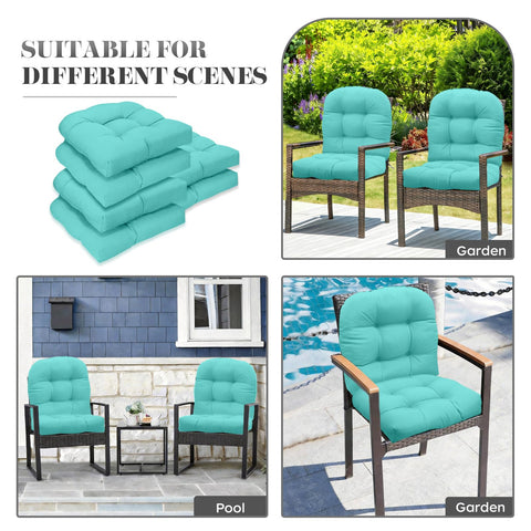 Uthem cojines en ambiente patio elegante aportando confort y estilo