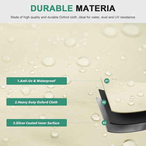 Uthem detalle de cremallera y asas resistentes para transporte seguro