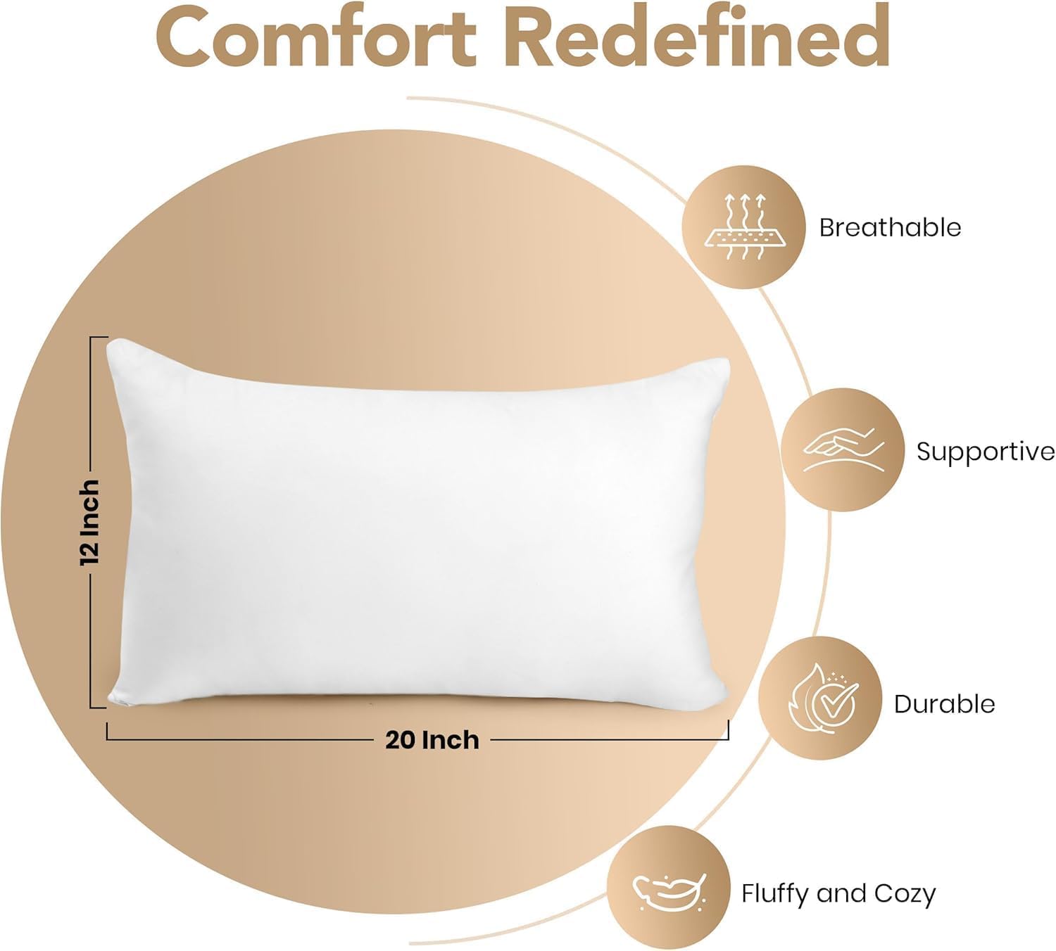 Utopia Bedding detalle de la costura reforzada que garantiza mayor durabilidad