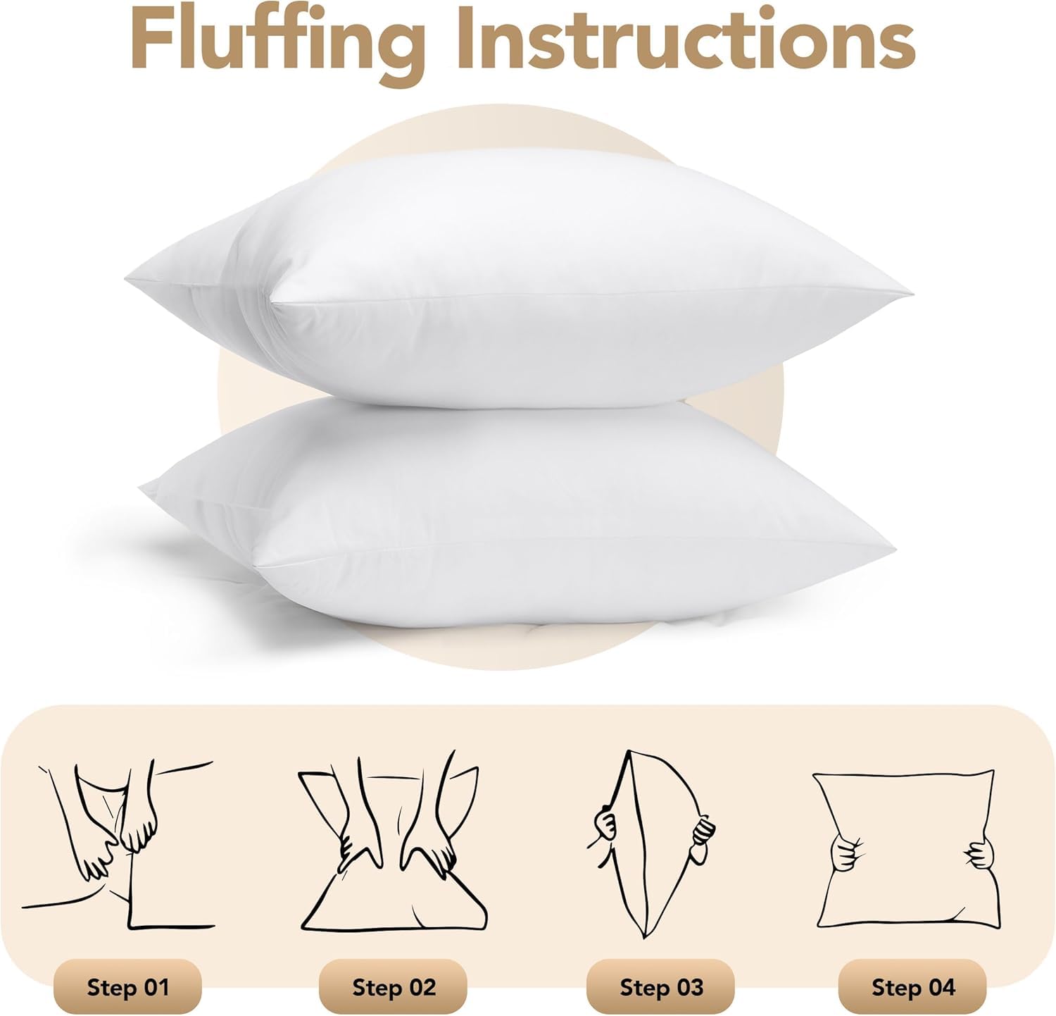 Utopia Bedding costuras reforzadas que garantizan larga durabilidad