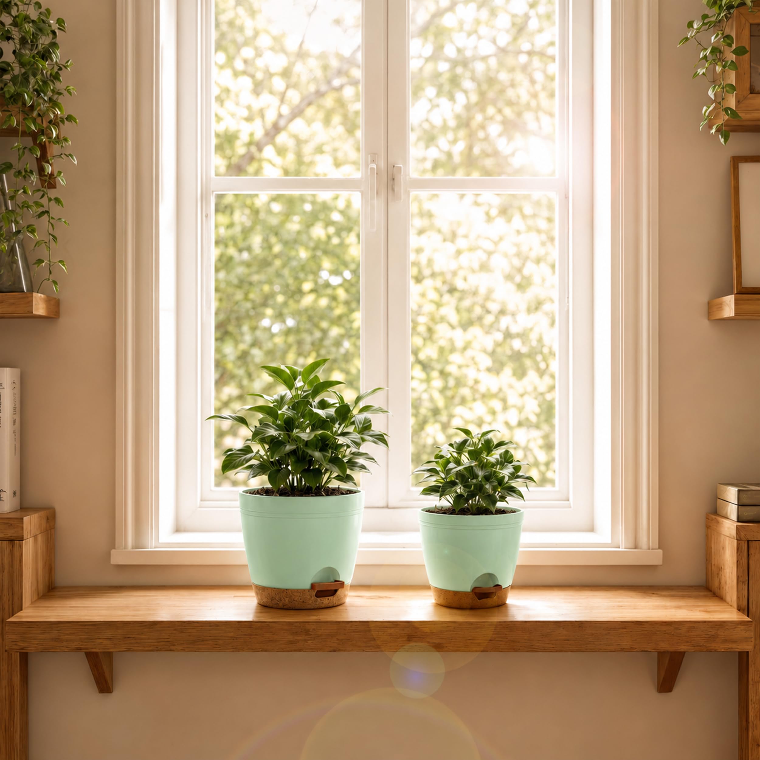 Utopia Home detalle del depósito extraíble que facilita el riego