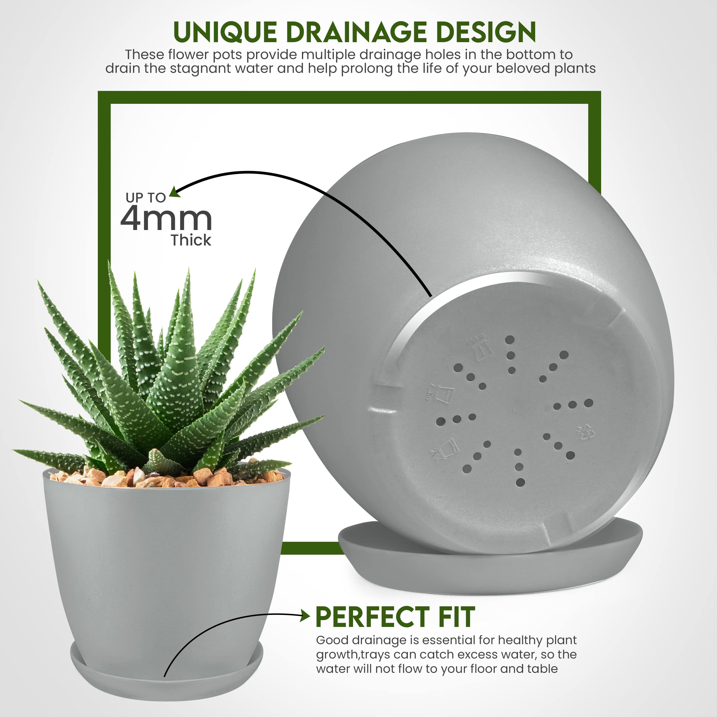 Utopia Home tapón de drenaje removible demostrando control de riego beneficioso