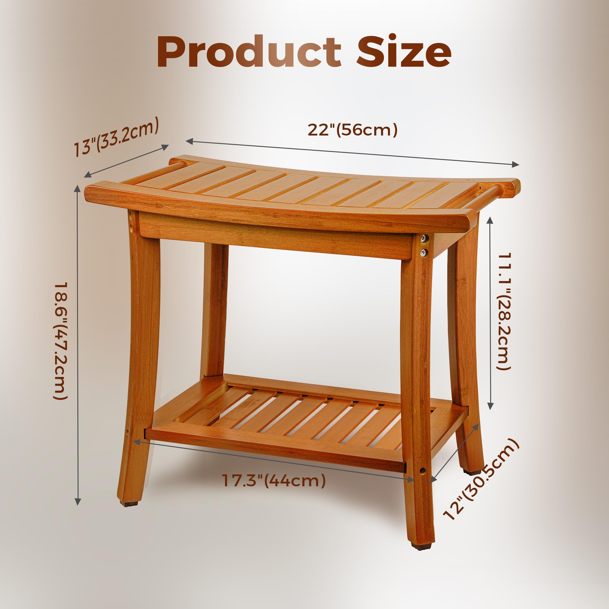 Utoplike banco en uso dentro de ducha ofreciendo soporte seguro