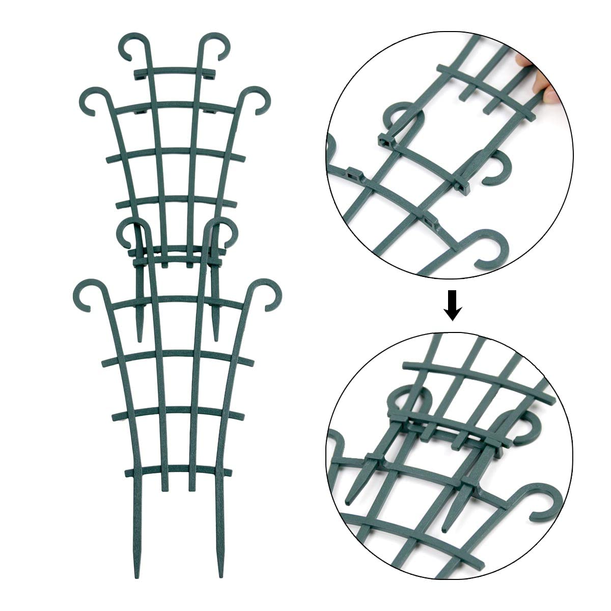 UWIOFF piezas conectadas verticalmente para mayor altura y flexibilidad