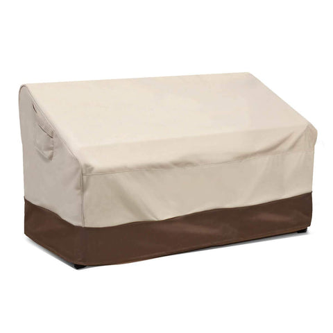 Vailge vista frontal de la funda protegiendo loveseat, resistencia al agua