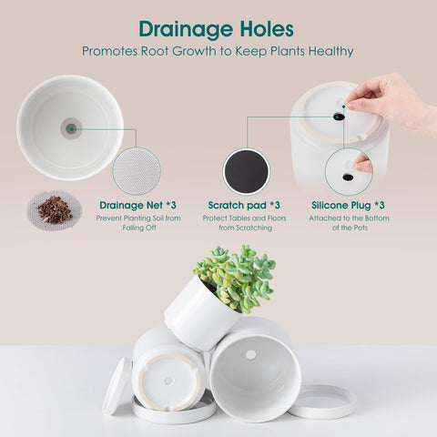 vancasso detalle de bandeja y drenaje, evita derrames y protege muebles
