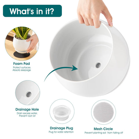 vancasso plato y drenaje protegen muebles de humedad