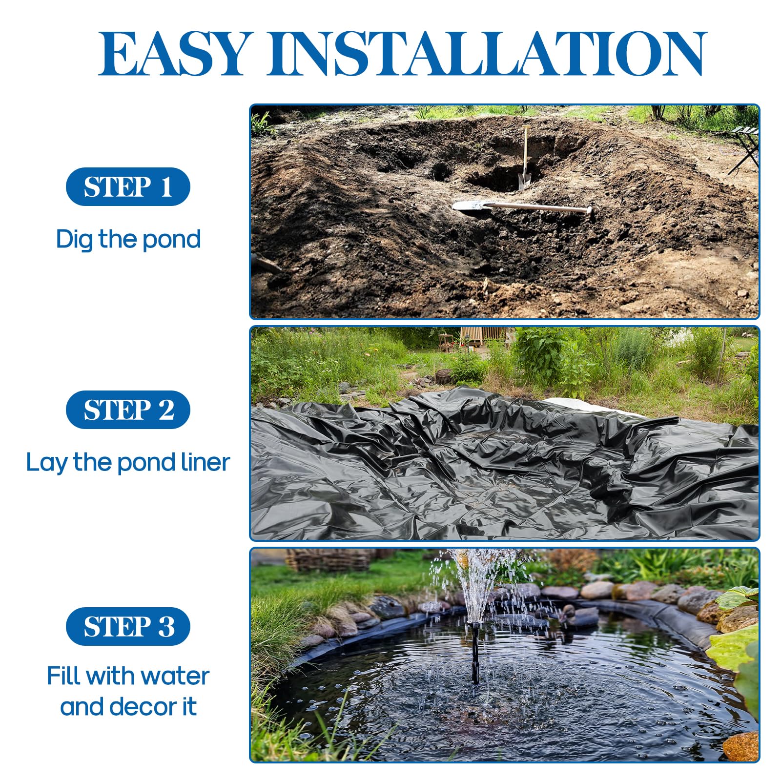 VANITURE comparación de escala 14x14 ft, tamaño claro y cobertura útil