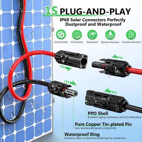 Vansdon cable junto a regla mostrando longitud 10 ft y escala real