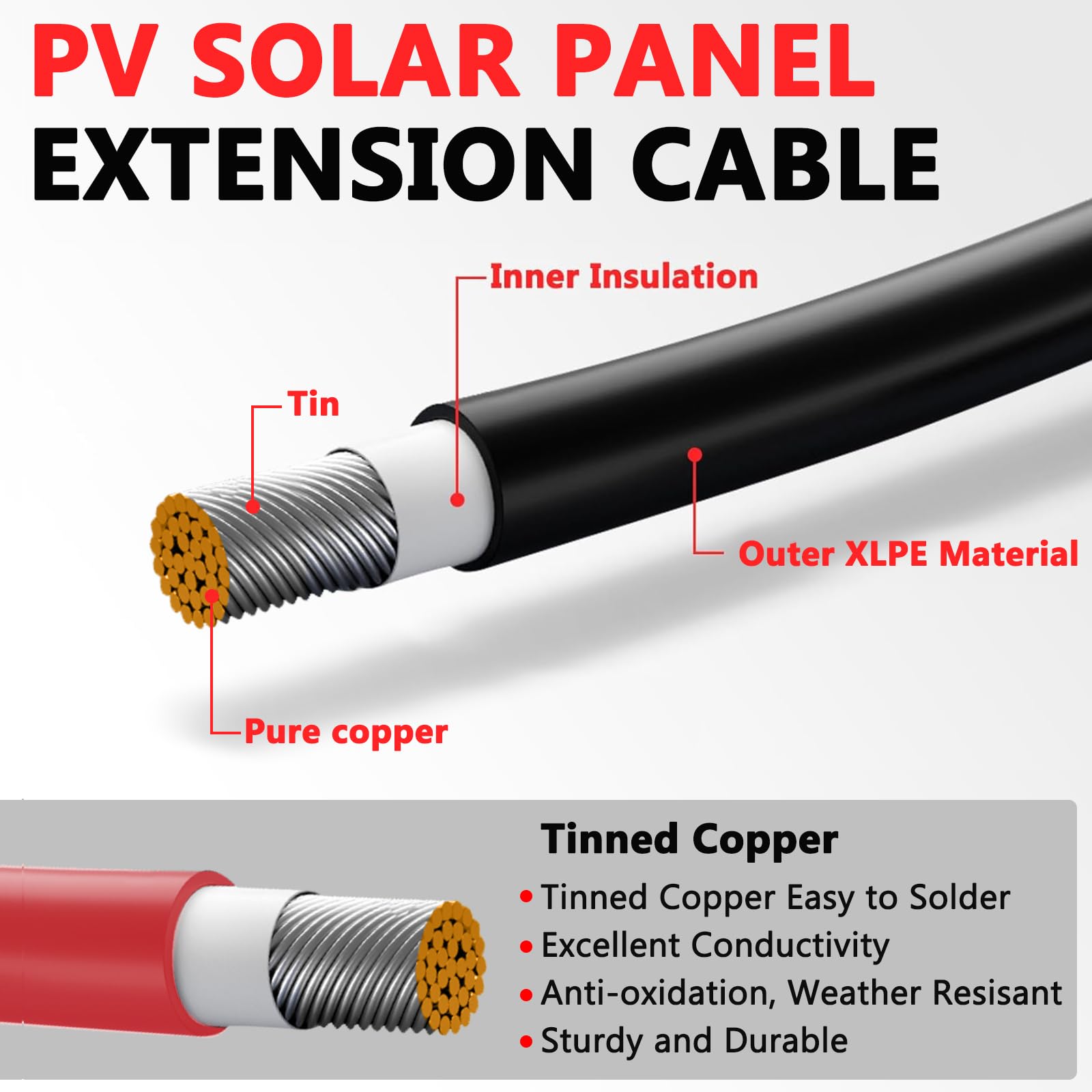 Vansdon detalle del conector impermeable IP67 con cierre que asegura la unión