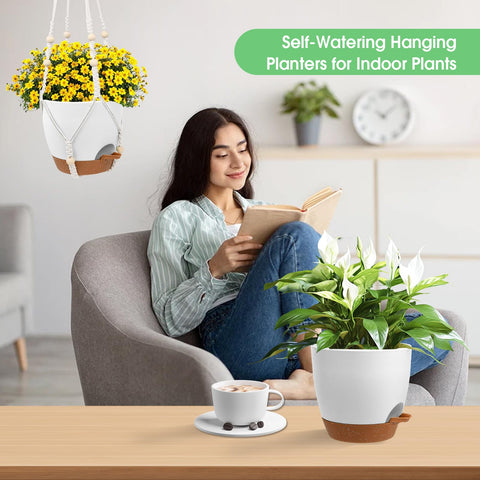 Vanslogreen colgador macramé detalle de tejido con estética decorativa y soporte