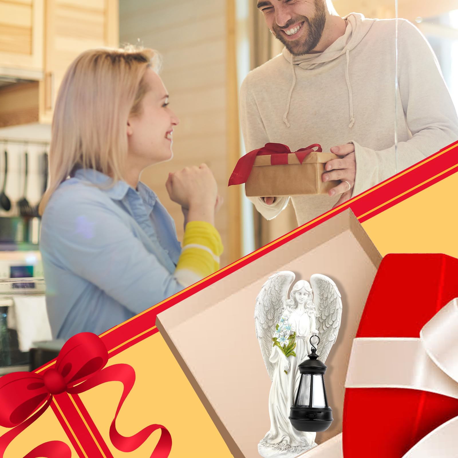 VChymm estatua lista para regalo, opción práctica y decorativa