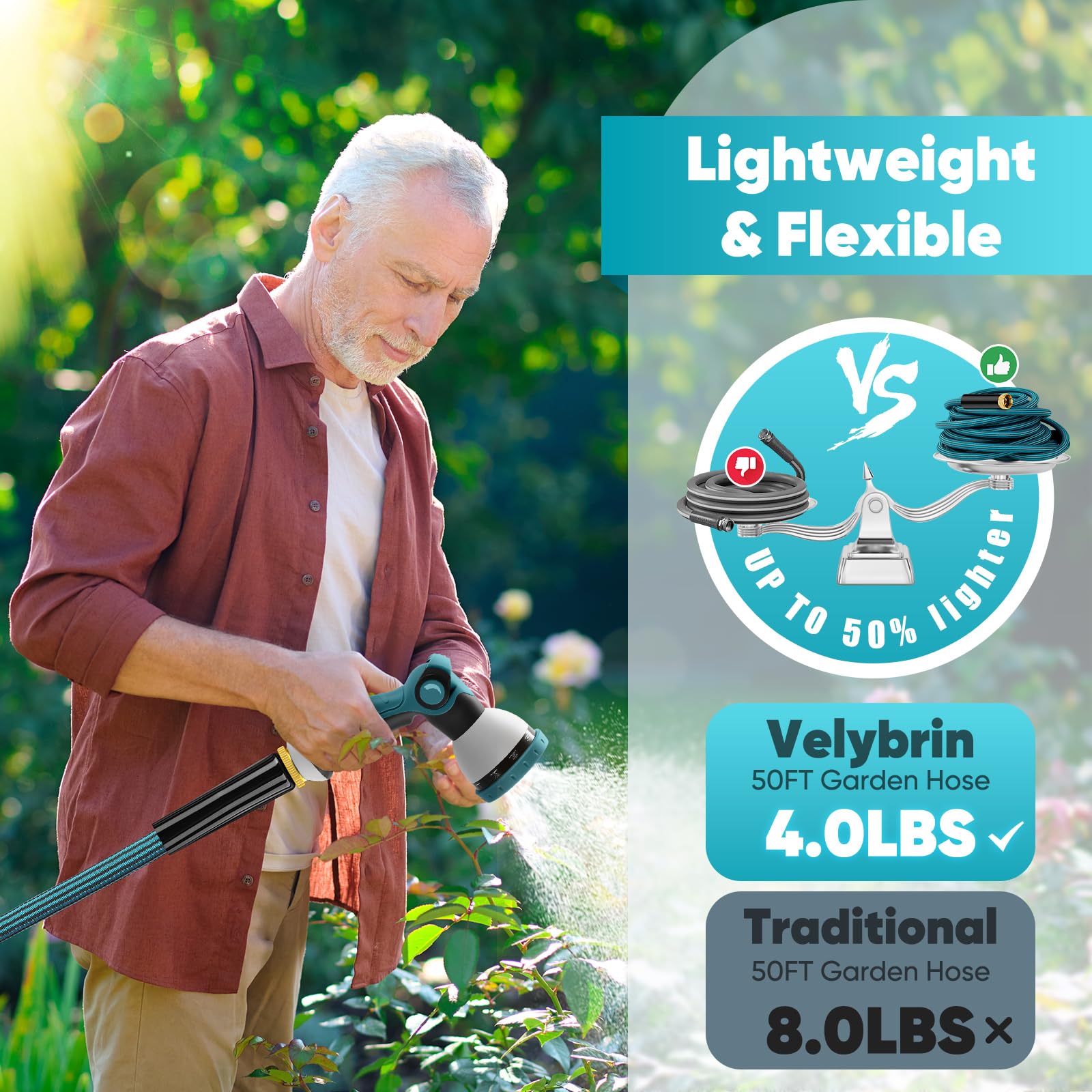 Velybrin conector 3/4" con sellos para evitar fugas
