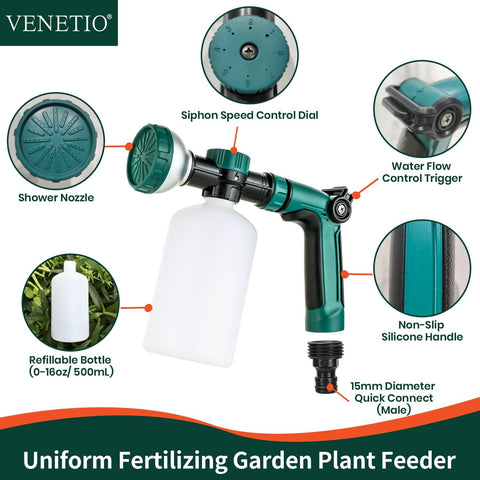 VENETIO en terraza con plantas mostrando resultado práctico y ordenado
