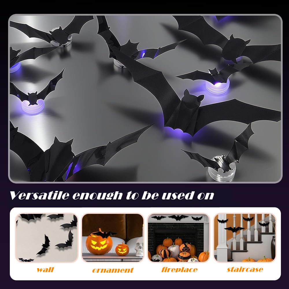 VERNILLA luz LED morada destacada para ambiente nocturno y mayor dramatismo