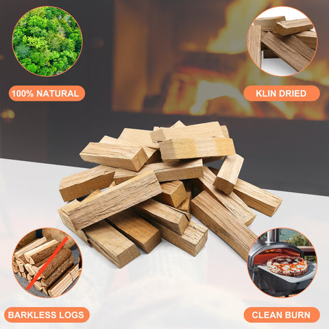 VERSAWOOD troncos encendidos en horno de pizza, proporciona calor estable