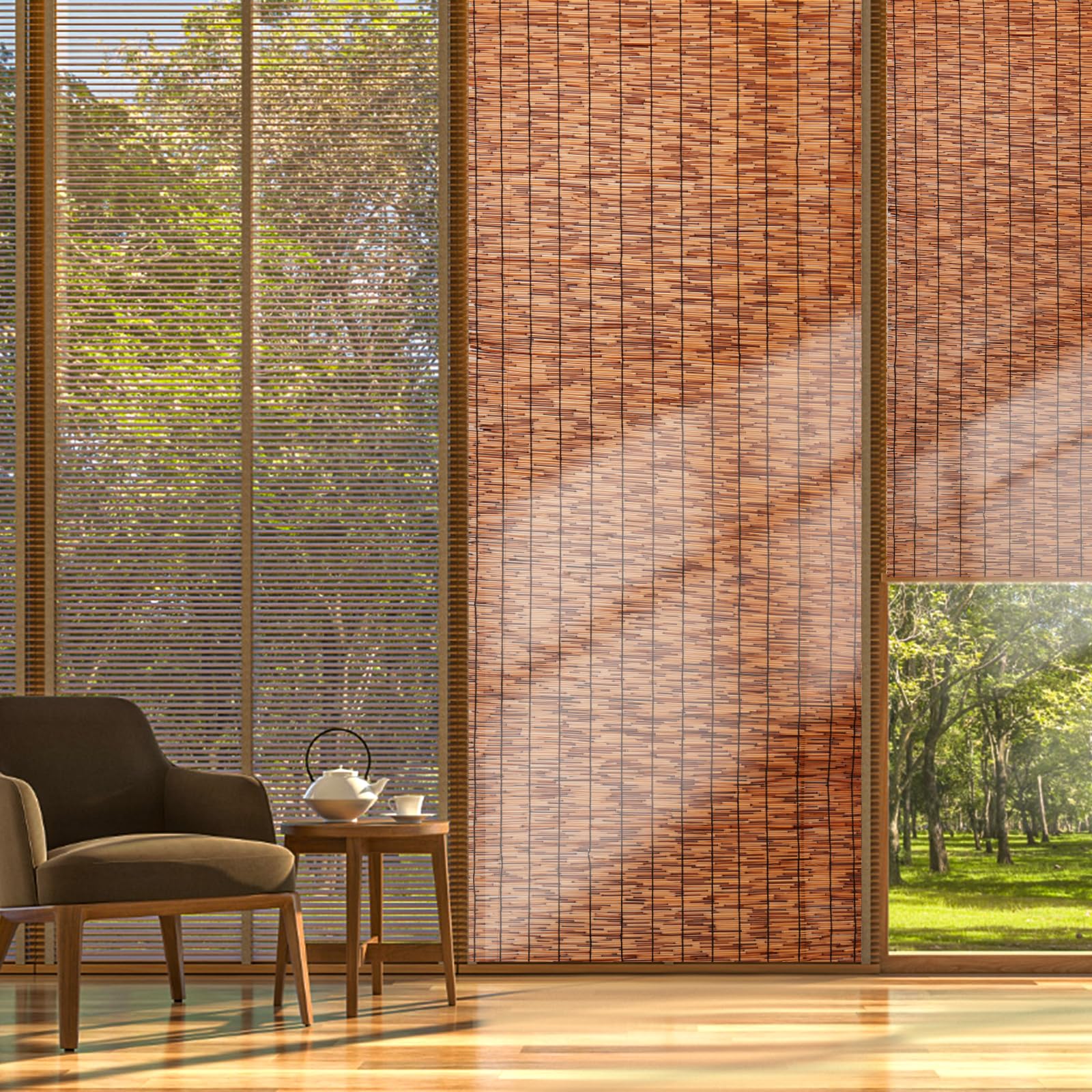 VEVOR panel en jardín mejorando decoración y delimitación