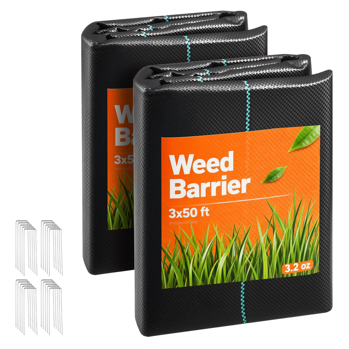VEVOR empaque frontal de tela antimalas mostrando tamaño útil
